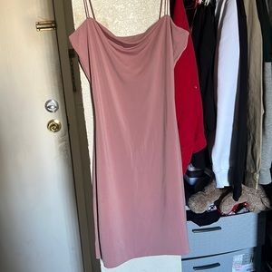 pink bodycon dress